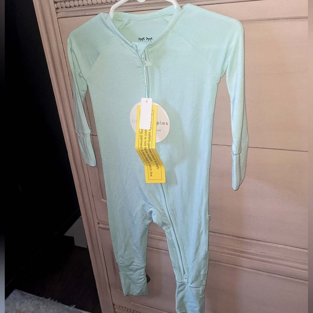 Little Sleepies Aquamarine Zippy 3-6M NEW NWT - Picture 1 of 1